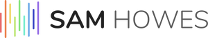 Sam Howes Design Logo, coloured bars 